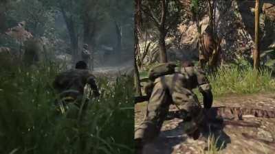 Since I saw some people complaining about the animations in the latest Delta teaser, here's a quick comparison with V.