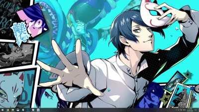 A breathtaking sight - the artist becomes the art in this animated Yusuke wallpaper for Wallpaper Engine