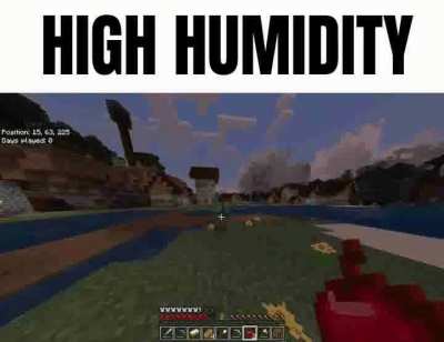 High humidity 