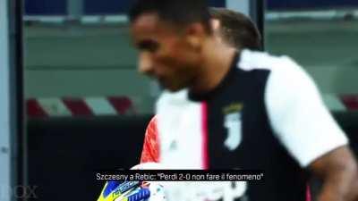 Szczesny to Rebic during Milan-Juventus: “You are losing 2-0 don’t act up”