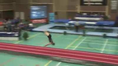 An impressive tumble by gymnast Kristof Willerton.