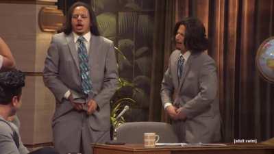 Andy Samberg was Eric Andre's echokinetor and watch him die inside.