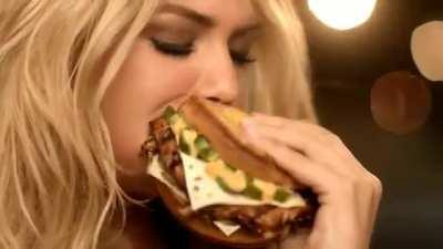 Kate Upton carl’s jr