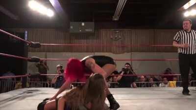 Crazy Mary Dobson getting the Saraya experience