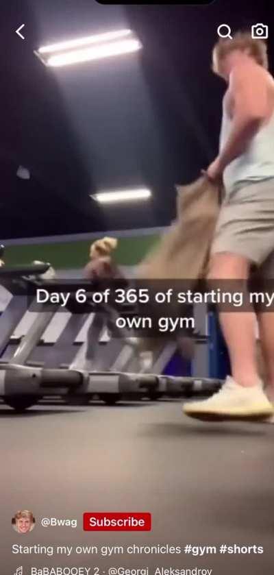 “ day # of starting my own gym “