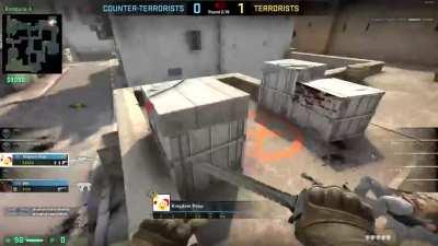 my KNIFE ACE on dust 2