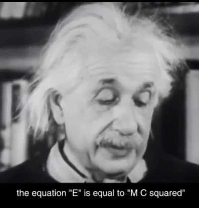 Albert Einstein Explaining : E=MC^2