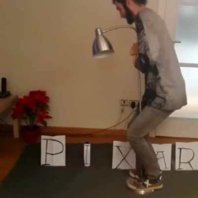 HMB while we recreate the Pixar intro