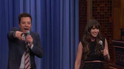 Alison sings Pat Benatar's Heartbreaker on the Tonight Show (April 2024)