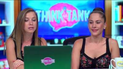 Throwback to when Hannah and Ana did Think Tank together