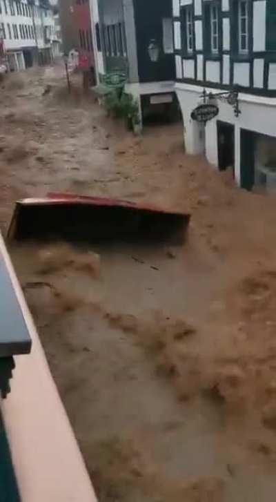 Current flooding in Germany - The death toll from the heavy flooding that swept through parts of western Europe has passed 160 and thousands have been left homeless, as rescuers race to find survivors while hundreds remain missing.