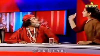 One of the greatest moment in Indian news Credit: @sunaif_meme_