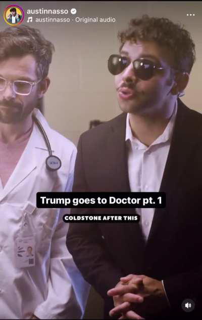 Trump goes to the doctor 