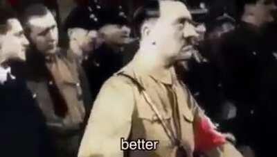 hitler has no arms