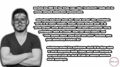 Orhan abi (Yarakstyle91), yaptığı akıllıca bir göndermeyi bize açıklıyor.