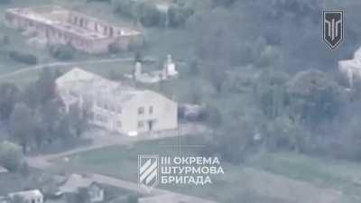 The Third Assault Brigade published footage showing the destruction of russian logistics vehicles and soldiers, Kharkiv direction.