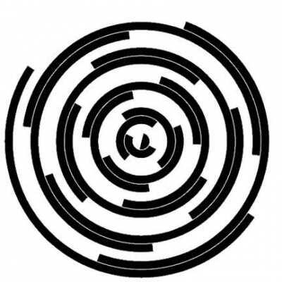 Different semicircles rotating at different speeds