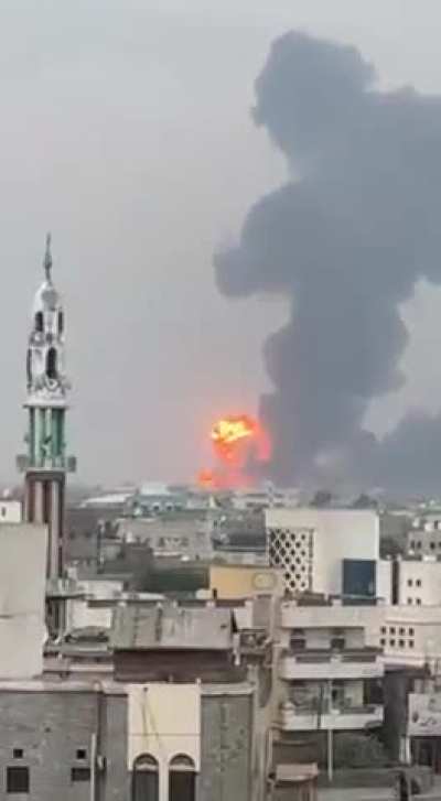 Israeli Air Force airstrikes on the port of Hodeidah in Yemen (September 29, 2024)