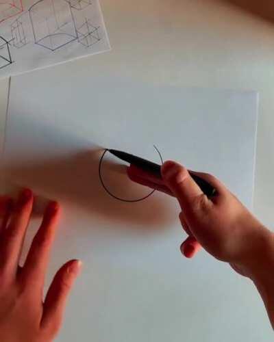 Drawing a perfect circle freehand