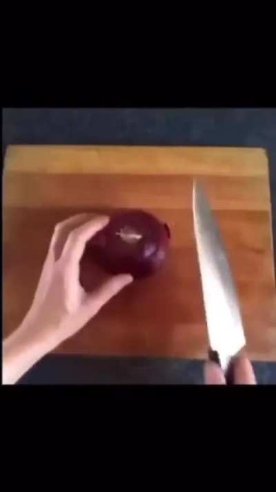 How to cut an onion 