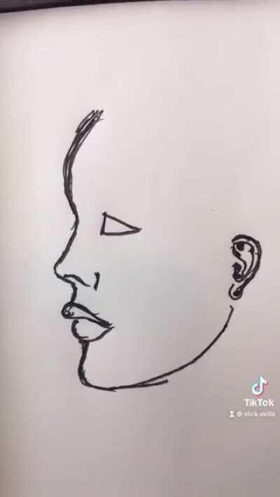 How to draw a face in profile (you’re welcome internet)