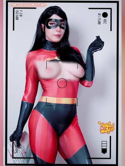 Violet from The Incredibles by MollyRedWolf