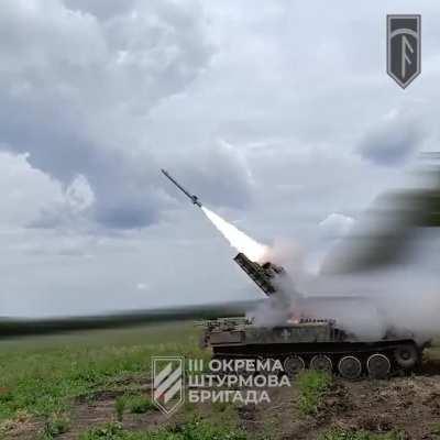 Strela-10M2 Air Defense System from the 3rd Assault Brigade shot down a Zala reconnaissance UAV that was spying over the Kharkiv region. Published July 5, 2024