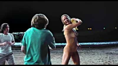 Jennifer Lawrence nude fighting on the beach