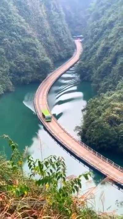 Floating Bridge in China