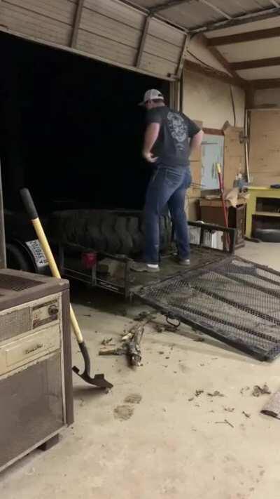 WCGW if I try to move a tire heavier that I am