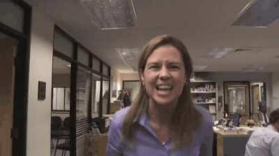 Her peak moment from the office