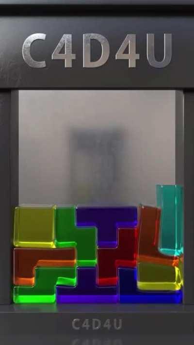 Satisfying softbody tetris