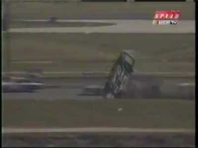 Rusty Wallace's Crash at the 1993 Daytona 500, he survived with minor injuries.