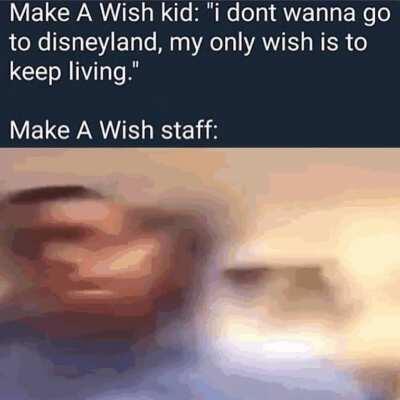 You said ANY wish