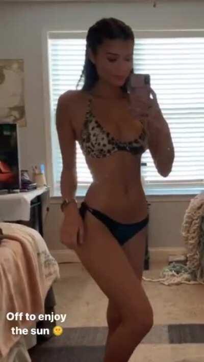 Showing off the bikini bod