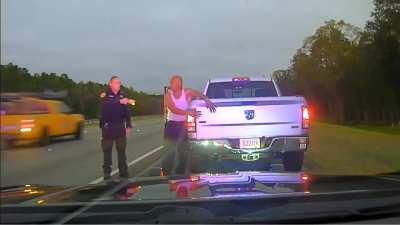 GA Camden County Sheriff's Office Oct. 16 dashcam footage of the police shooting of Leonard Cure.