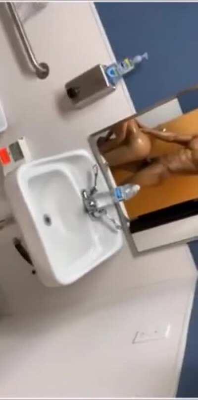 Anal in bathroom