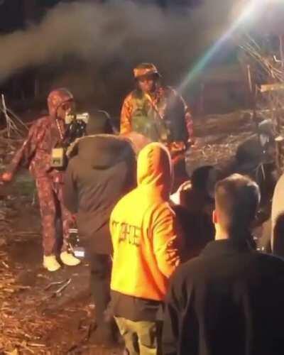 BTS for the new MV Uzi x Don Toliver x Gunna