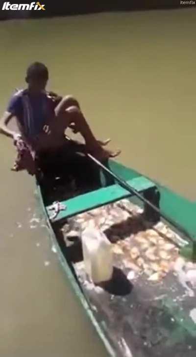 How to catch piranhas