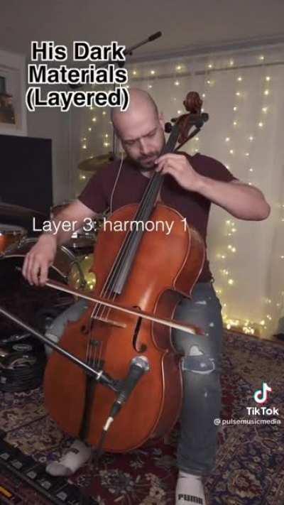 The theme played on cello sounds incredible