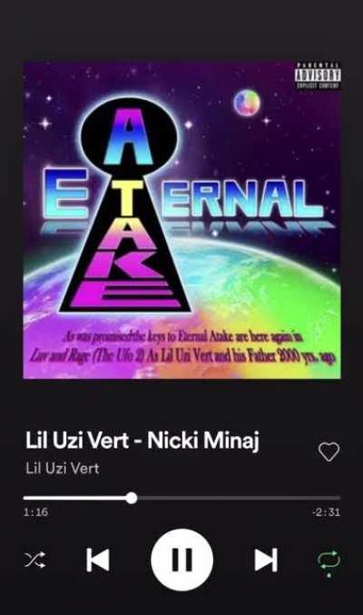 Nicki Minaj appreciation post forgot how hard this song is