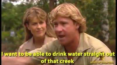 Steve Irwin on money