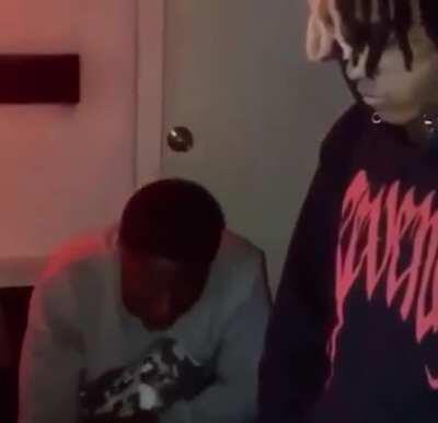 Jahseh recording Garettes Revenge