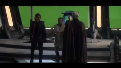 I just discovered this gold blooper from ROTS, I think you will like it