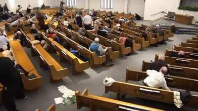 The amount of people packing heat during the West Freeway Church of Christ shooting (Somewhat graphic)