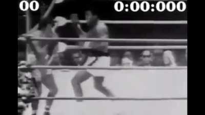 Muhammad Ali throwing 12 punches in less than 3 seconds