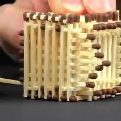 Making a house out of matches