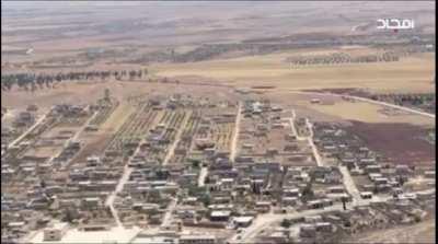 HTS firing rockets and artillery on SAA positions in Urem al-Kubra, northwest Syria. Taken from HTS’ new video “revenge on our time”.