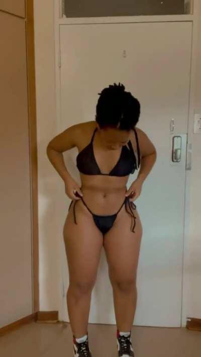 Thick slim ebony