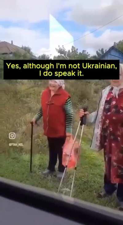 Dialogue between Ukrainian soldier and residents of Kursk region, Russia